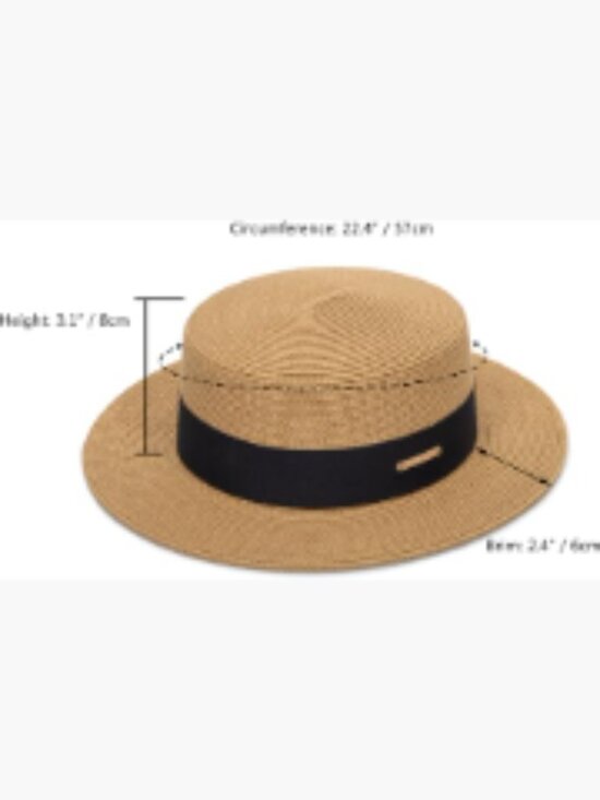 Wide Brim Porkpie Fedora UPF50 Panama Jazz Hat for Beach Hiking main image 4
